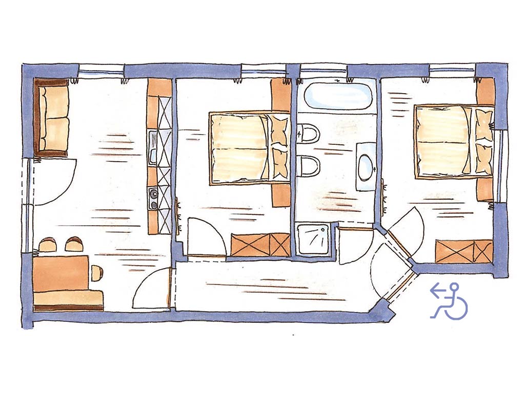 Appartement Dolomitenpanorama